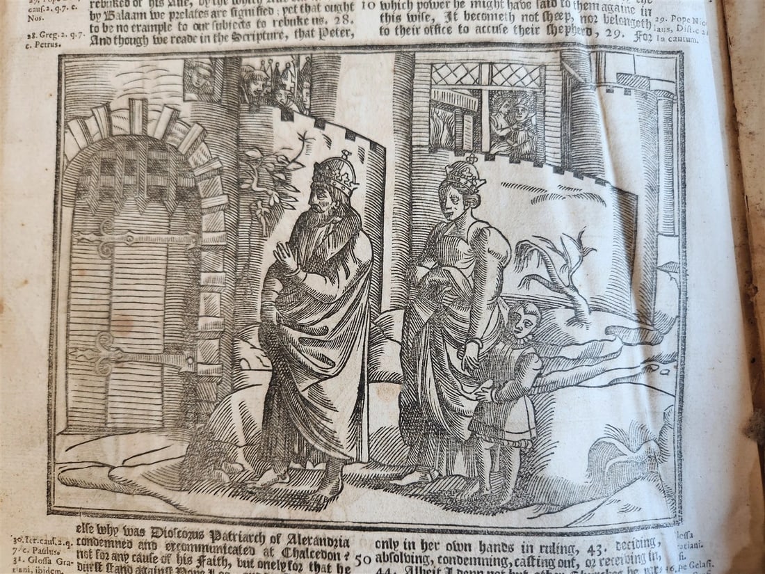 1641 BOOK of MARTYRS by JOHN FOXE antique ILLUSTRATED FOLIO Actes And Monuments - 14