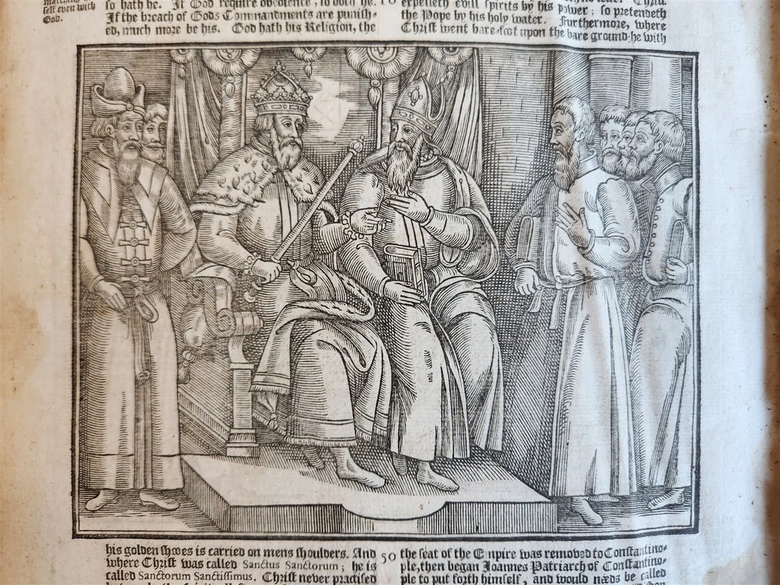 1641 BOOK of MARTYRS by JOHN FOXE antique ILLUSTRATED FOLIO Actes And Monuments - 15