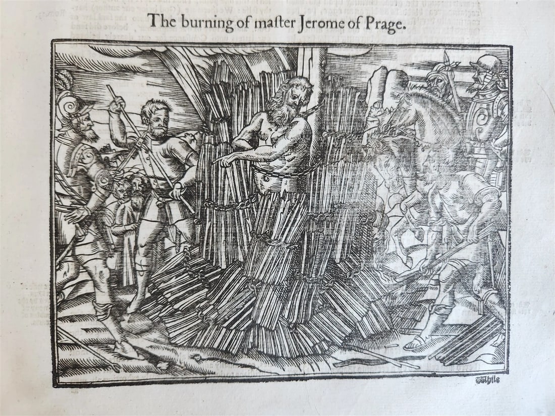 1641 BOOK of MARTYRS by JOHN FOXE antique ILLUSTRATED FOLIO Actes And Monuments - 20