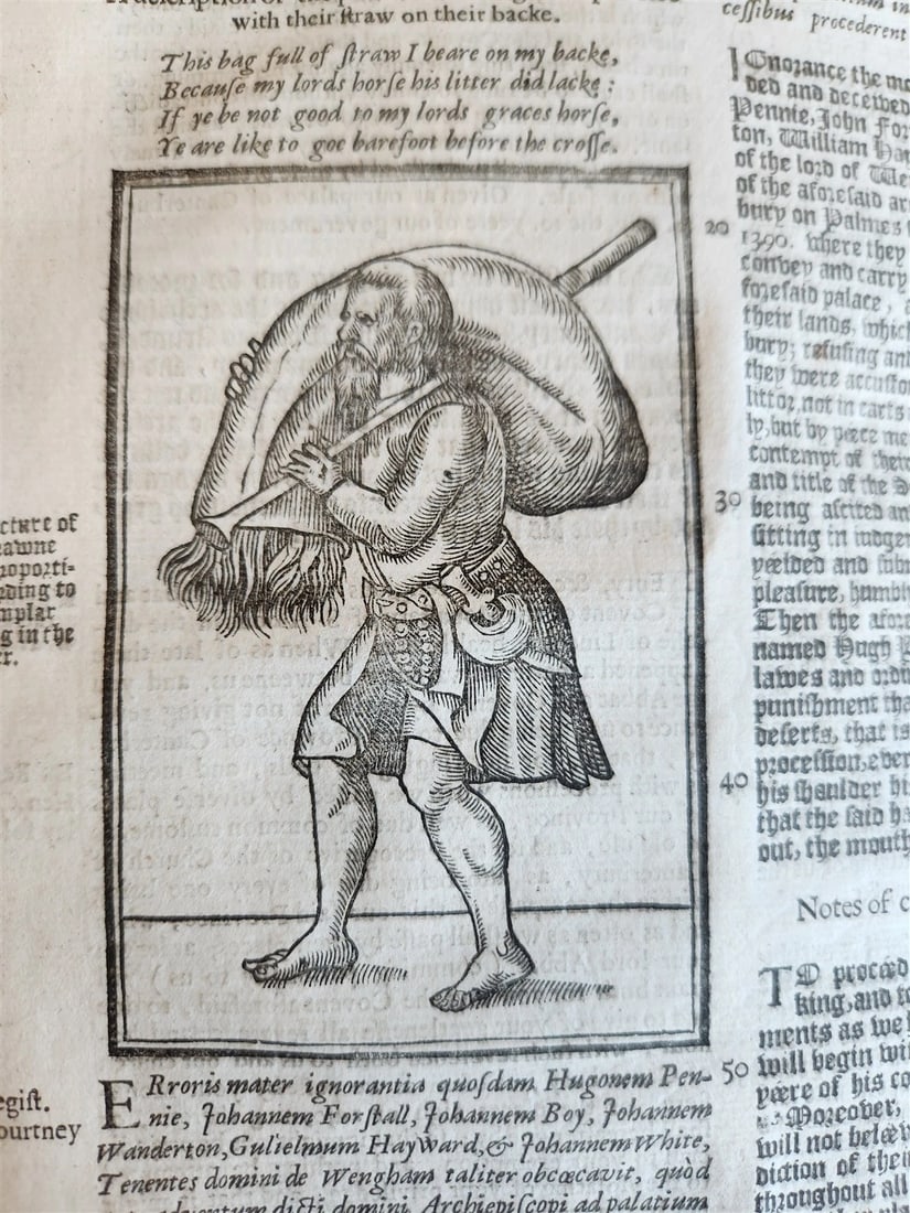 1641 BOOK of MARTYRS by JOHN FOXE antique ILLUSTRATED FOLIO Actes And Monuments - 8