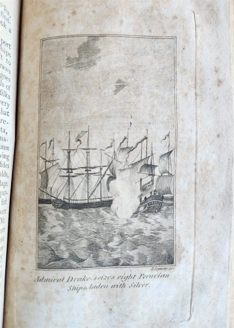 1795 WORLD DISPLAYED Curious Collection of Voyages & Travels ILLUSTRATED antique - 11