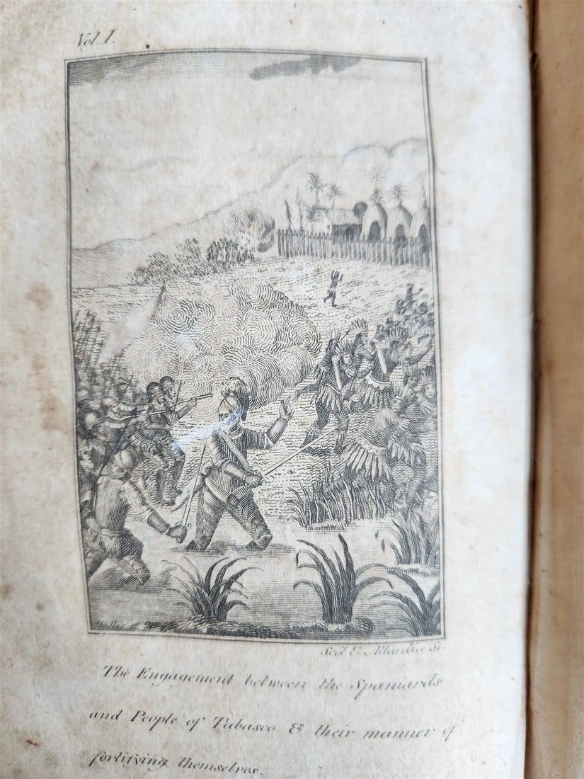 1795 WORLD DISPLAYED Curious Collection of Voyages & Travels ILLUSTRATED antique - 7