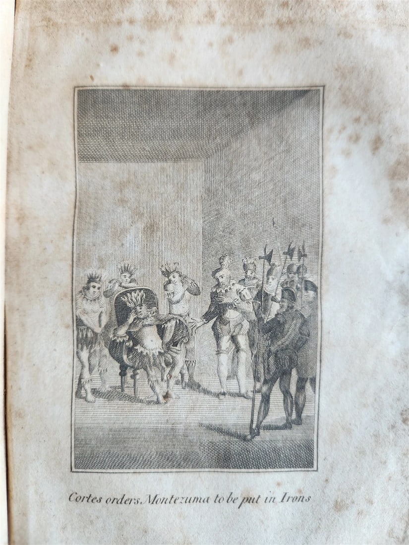 1795 WORLD DISPLAYED Curious Collection of Voyages & Travels ILLUSTRATED antique - 8