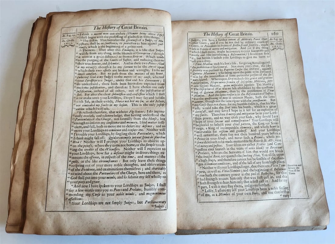 1653 HISTORY of GREAT BRITAIN LIFE of KING JAMES antique in ENGLISH - 10