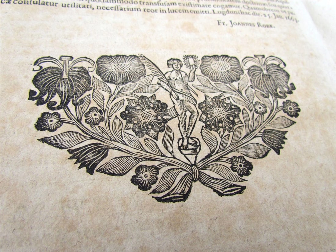 1711 VELLUM BOUND ANTIQUE FOLIO Ioannis a Sto Thoma v. 4 - 5