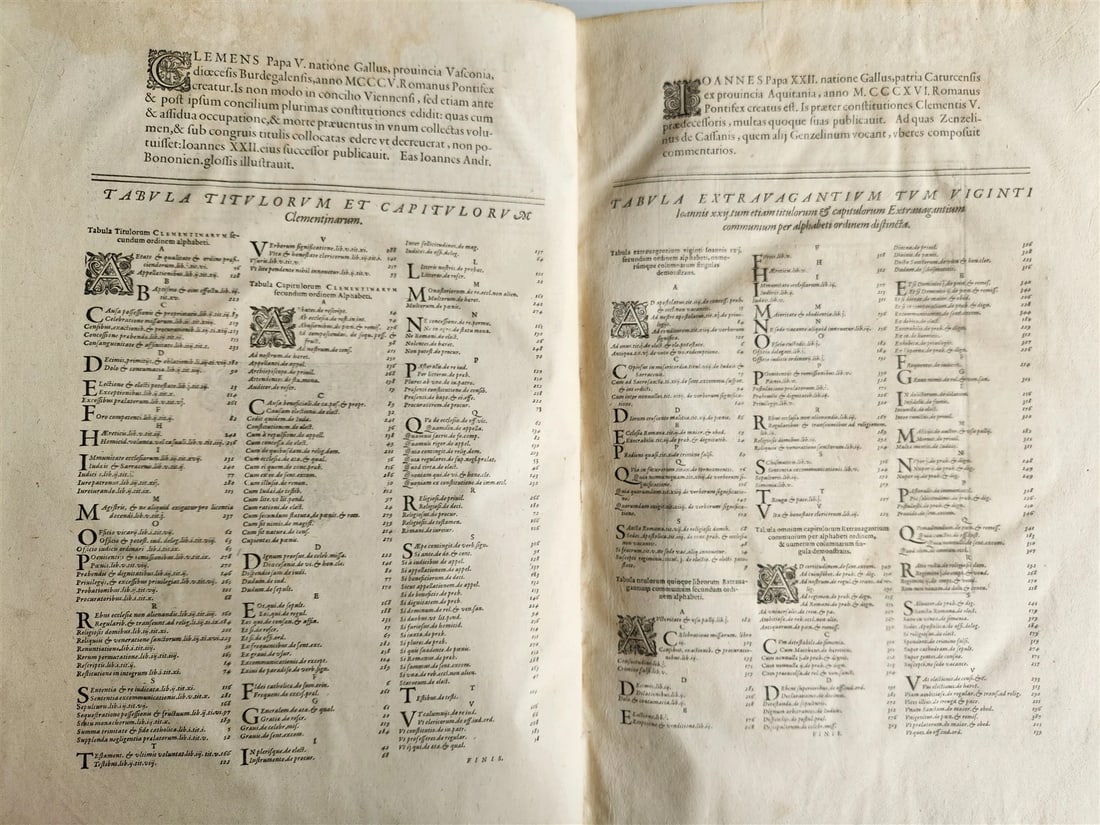 1584 LAW BOOK antique BLIND-TOOLED PIGSKIN BOUND LARGE FOLIO - 13