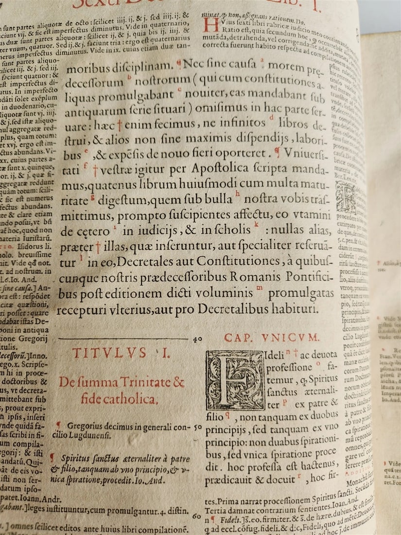 1584 LAW BOOK antique BLIND-TOOLED PIGSKIN BOUND LARGE FOLIO - 16