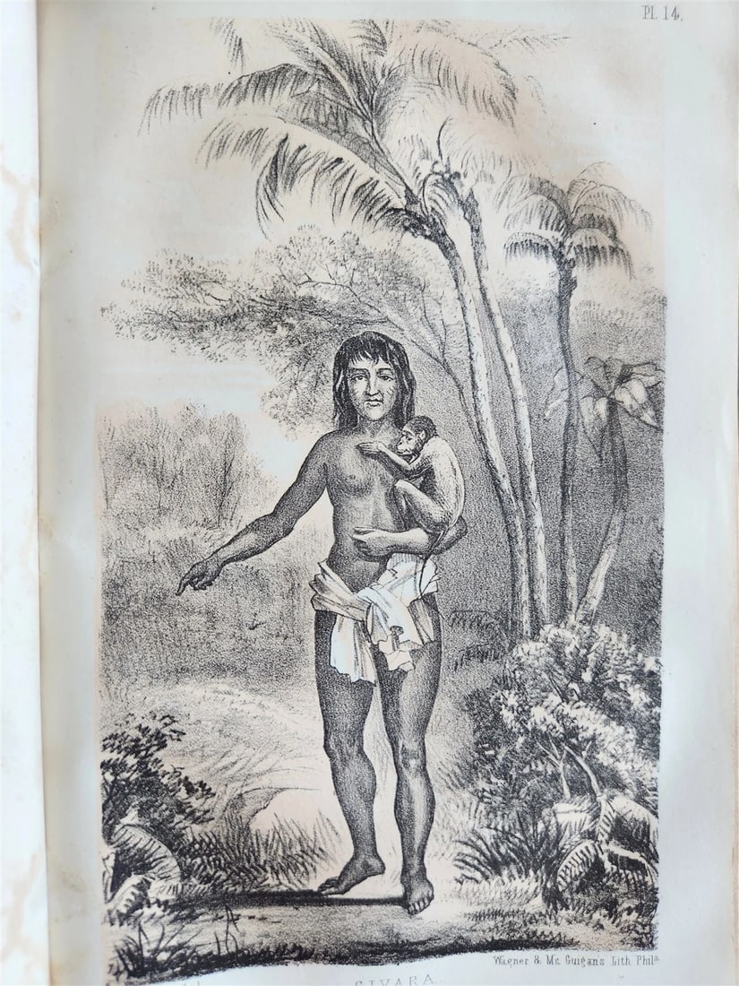 1854 Exploration of Amazon Valley by Lieut Herndon ANTIQUE 2 volumes ILLUSTRATED - 18