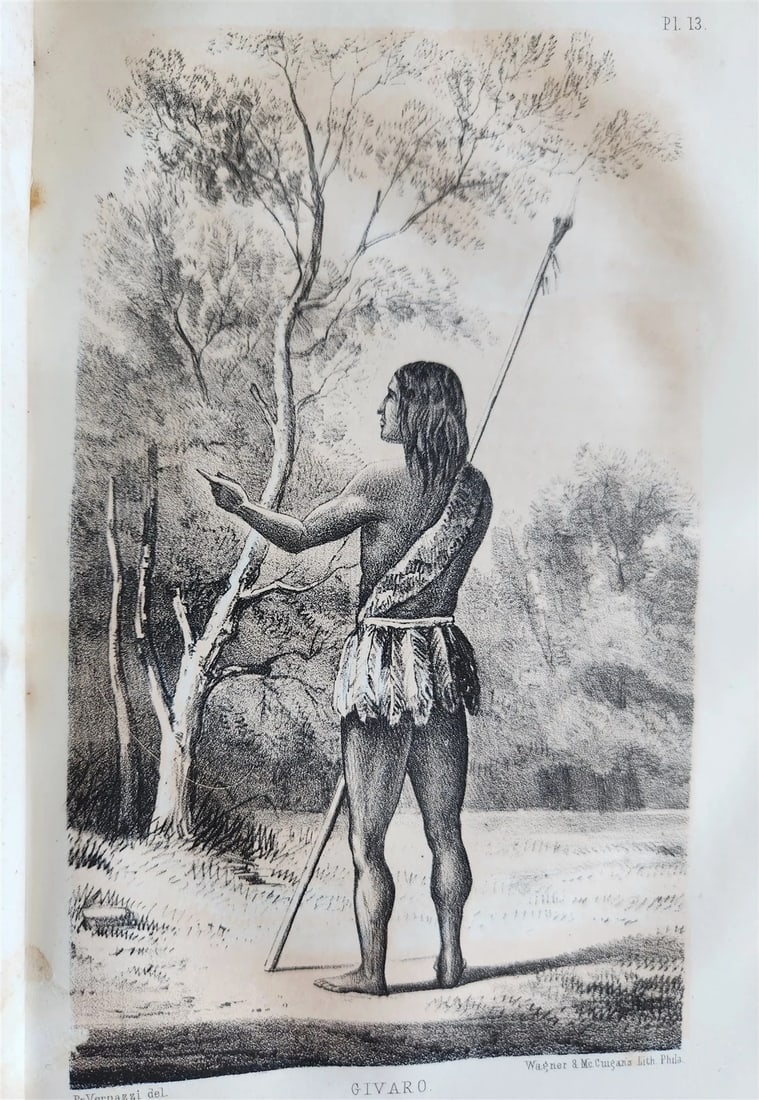 1854 Exploration of Amazon Valley by Lieut Herndon ANTIQUE 2 volumes ILLUSTRATED - 19