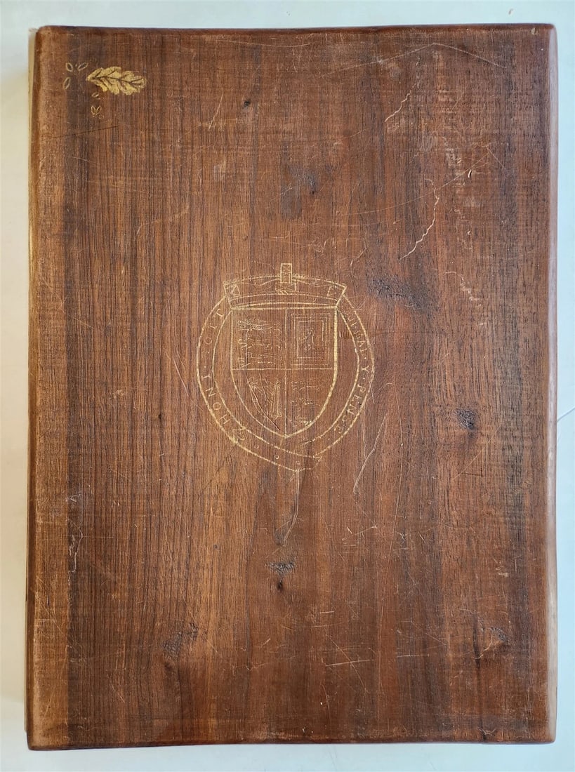 1901 Illustrated London News Record of Queen Victoria Reign antique WOOD BINDING - 2