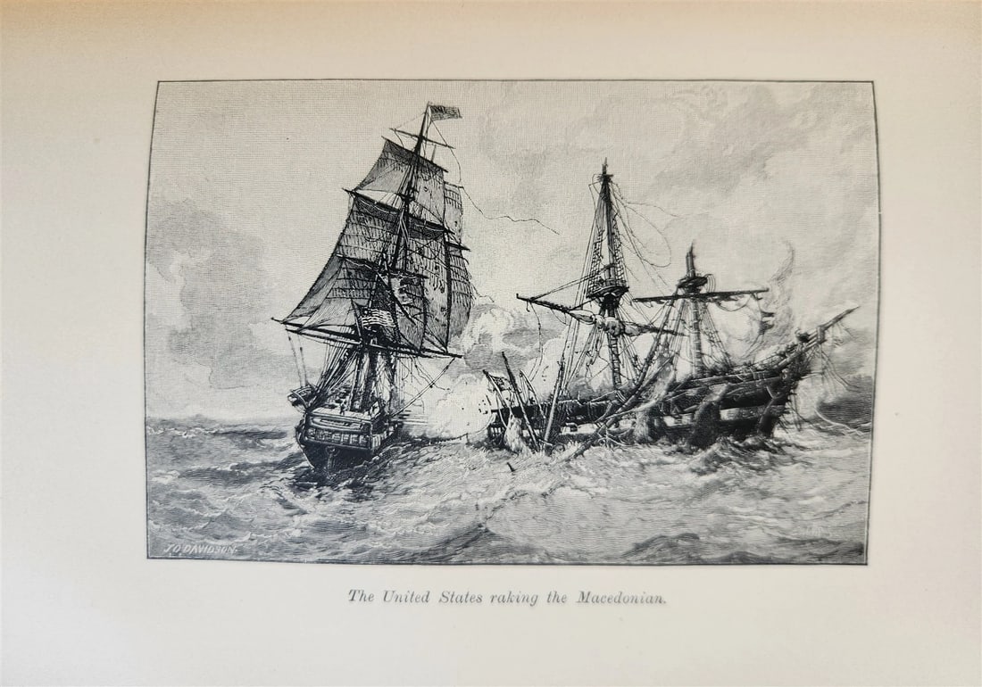 1894 HISTORY of UNITED STATES NAVY by EDGAR MACLAY ANTIQUE 2 vols ILLUSTRATED - 7