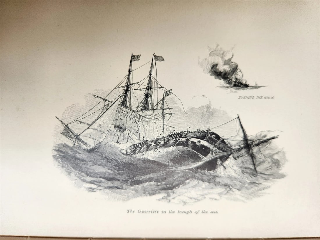 1894 HISTORY of UNITED STATES NAVY by EDGAR MACLAY ANTIQUE 2 vols ILLUSTRATED - 9