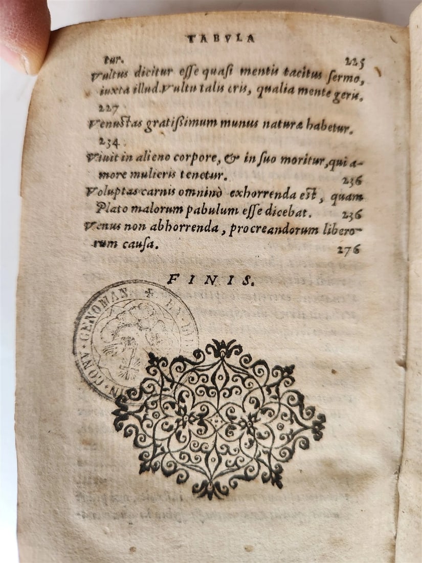 1559 POLITICAL TREATISE by Franciscus Patricius ANTIQUE original 16th c. binding - 11