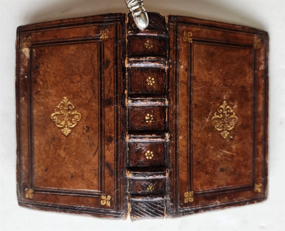 1559 POLITICAL TREATISE by Franciscus Patricius ANTIQUE original 16th c. binding: Patricius, Franciscus Compendiosa epitome commentariorum in duas partes... Des. Erasmi brevis collectio... Paris, for Marnef; 1559 With printer's mark at the title 392 pp., 14 leaves. Original
