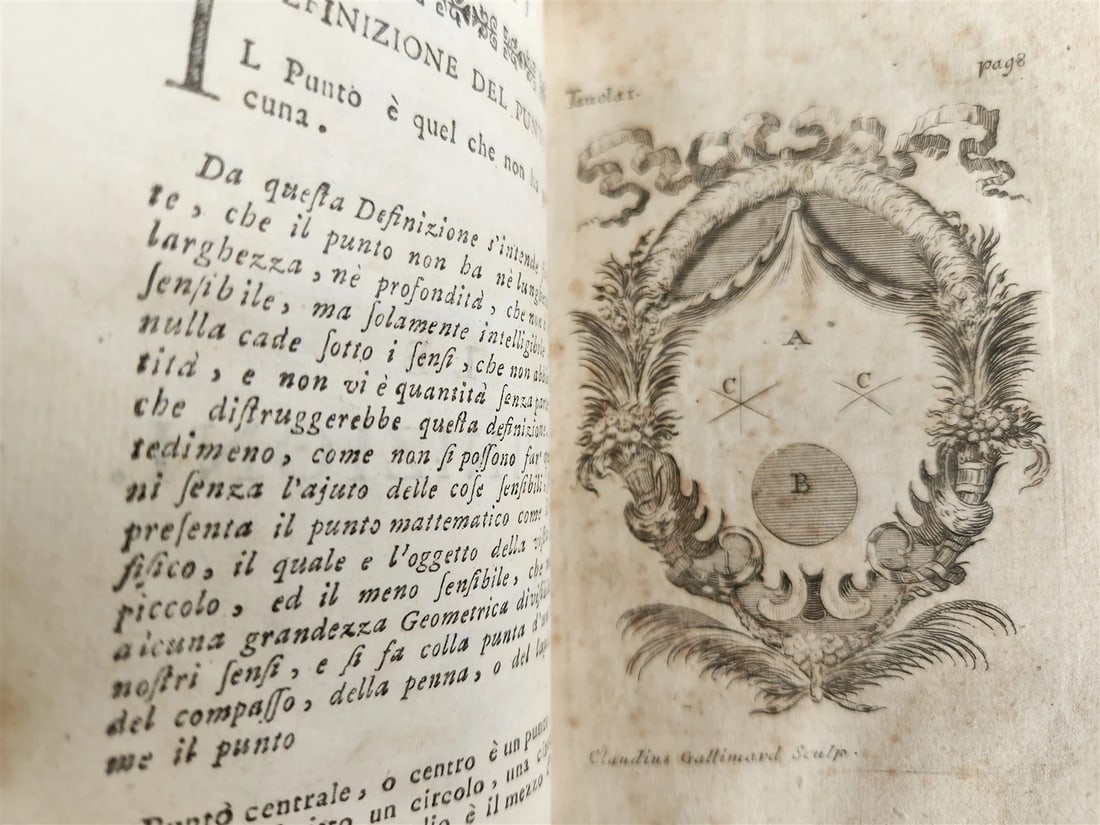 1761 GEOMETRY ILLUSTRATED Pratica di Geometria by Sebastien Leclerc ANTIQUE - 11