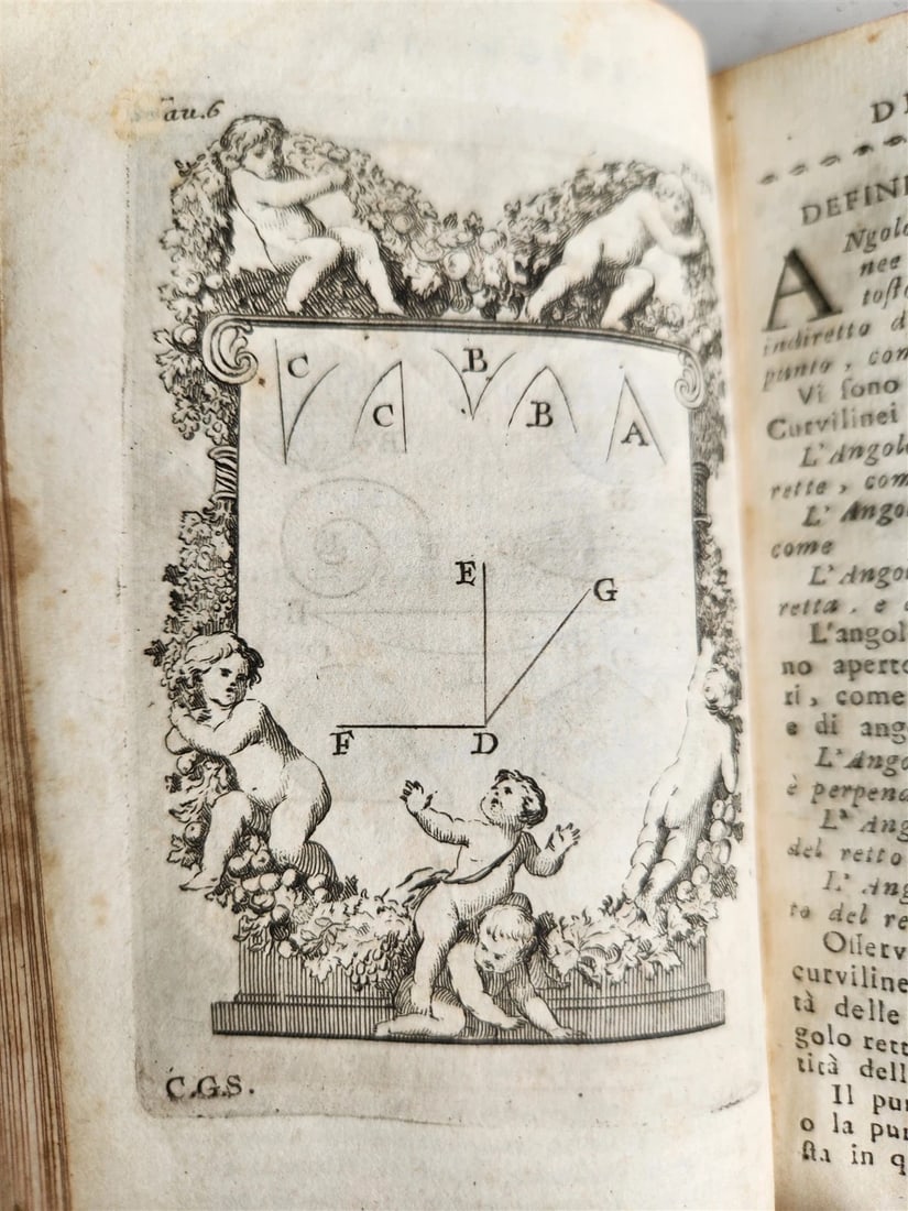 1761 GEOMETRY ILLUSTRATED Pratica di Geometria by Sebastien Leclerc ANTIQUE - 9