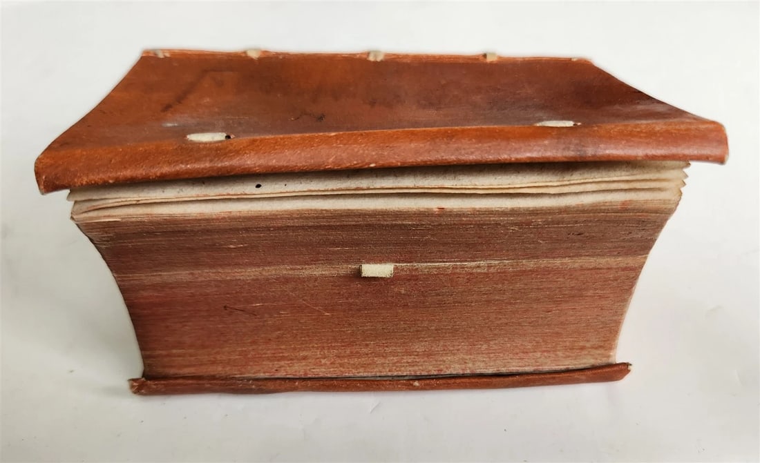 1595 PETRARCA philosophy on fortune & misfortune VELLUM BINDING 16th c. ANTIQUE - 4