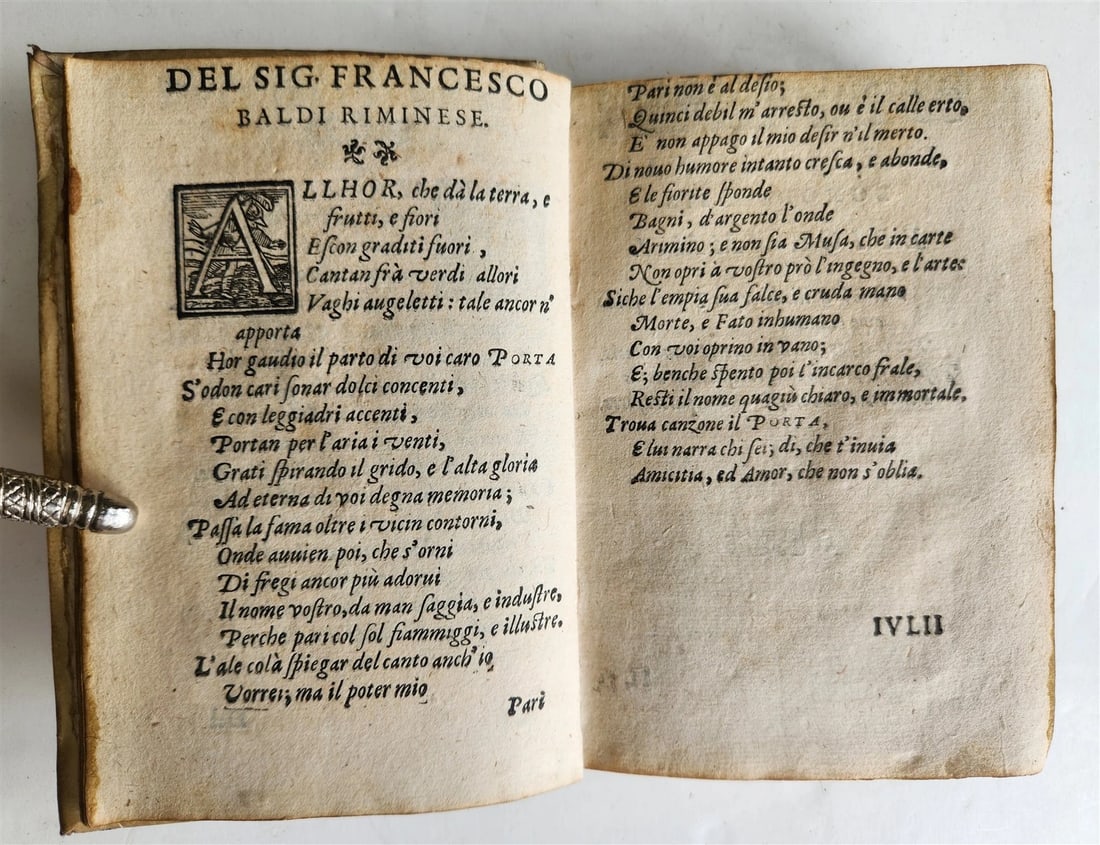 1589 Commentary on Torquato Tasso's Jerusalem Delivered ANTIQUE vellum bound - 9