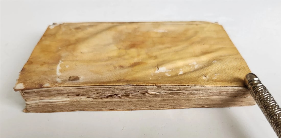 1611 first textbook for Jesuit rhetoric by Cipriano Soarez ANTIQUE vellum bound - 5