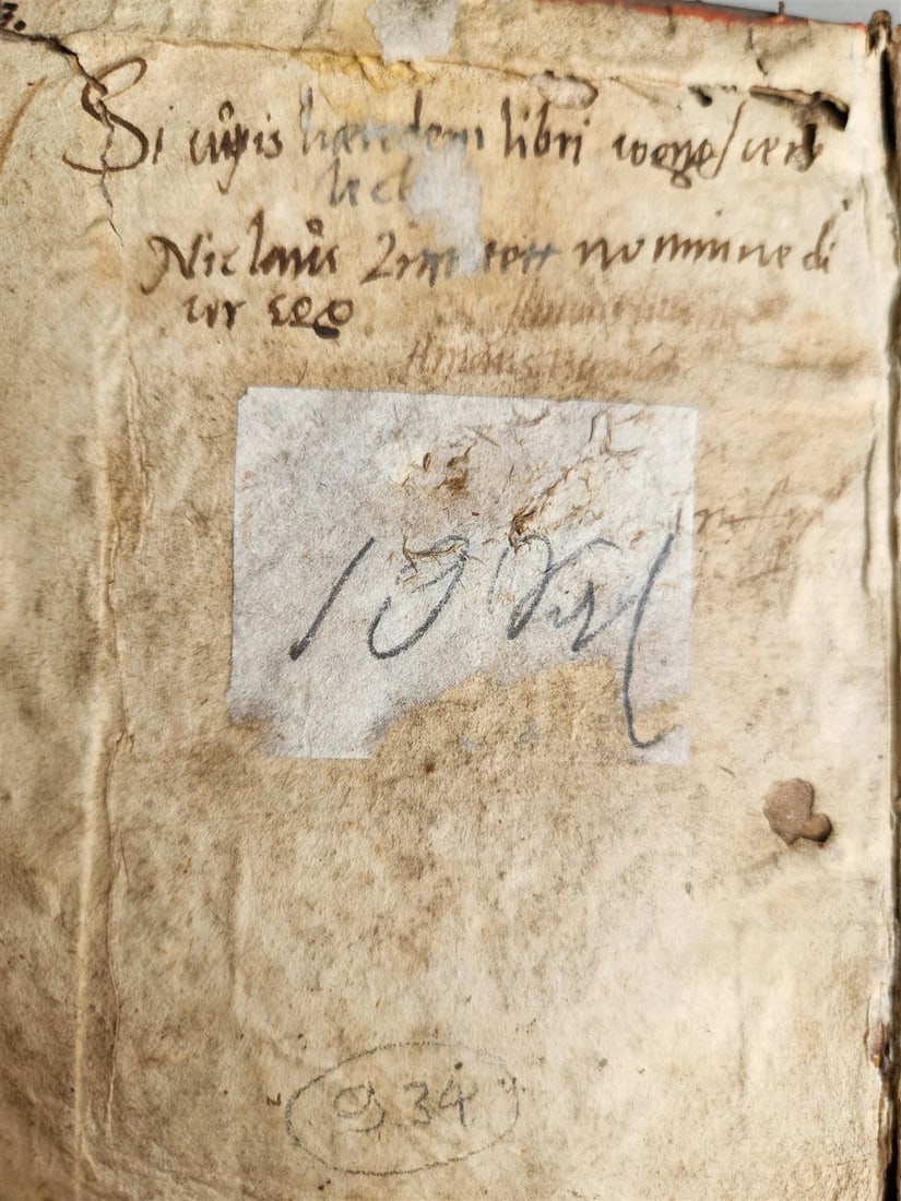 1578 POETRY Sentences of Theognis Megarensis antique vellum bound 16th CENTURY - 5