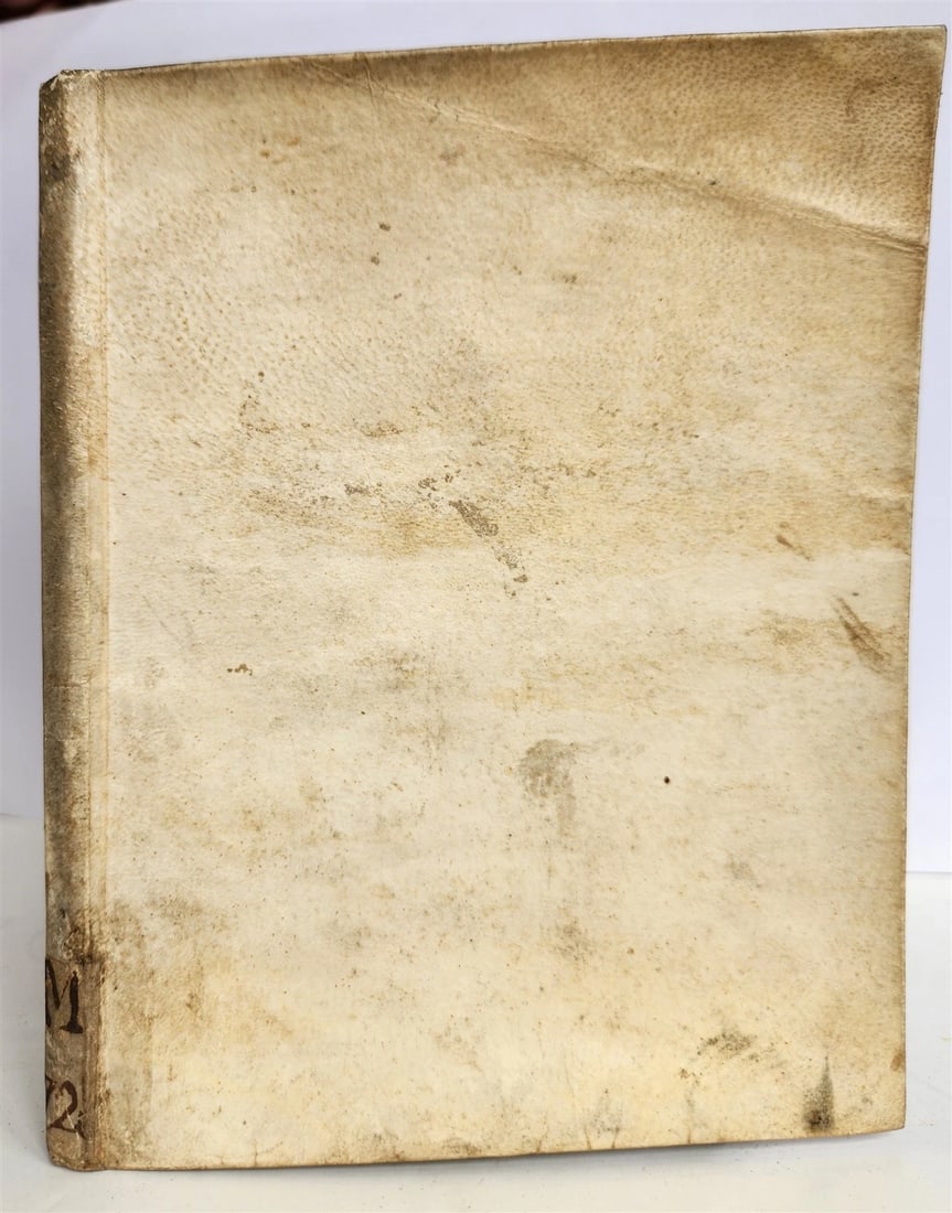 1633 AUGSBURG HISTORY antique VELLUM BINDING - 2