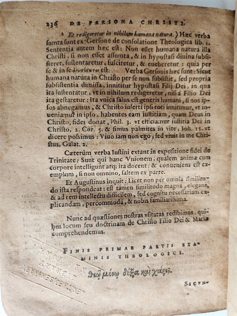1593 THEOLOGY by Nikolaus Selnecker antique VELLUM BINDING 16th CENTURY - 8
