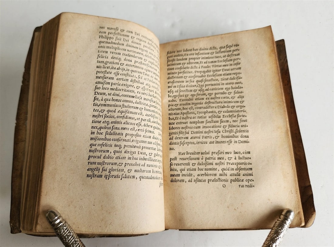 1561 LIFE & DEATH of PHILIP MELANCHTHON antique 16th CENTURY vellum bound - 5