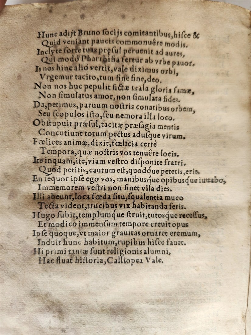 1554 Commentary on Gospel of John by Dionysius Carthusian antique vellum binding - 8