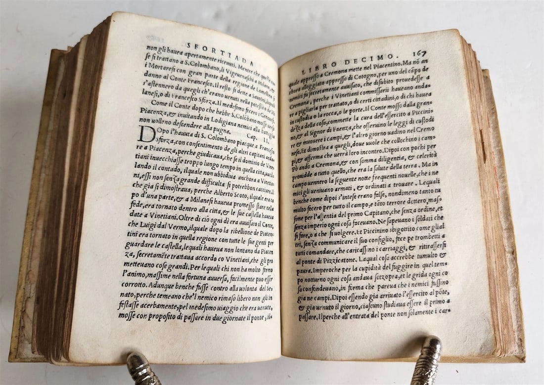 1544 HISTORY of FRANCESCO SFORZA DUKE of MILAN antique 16th CENTURY - 6