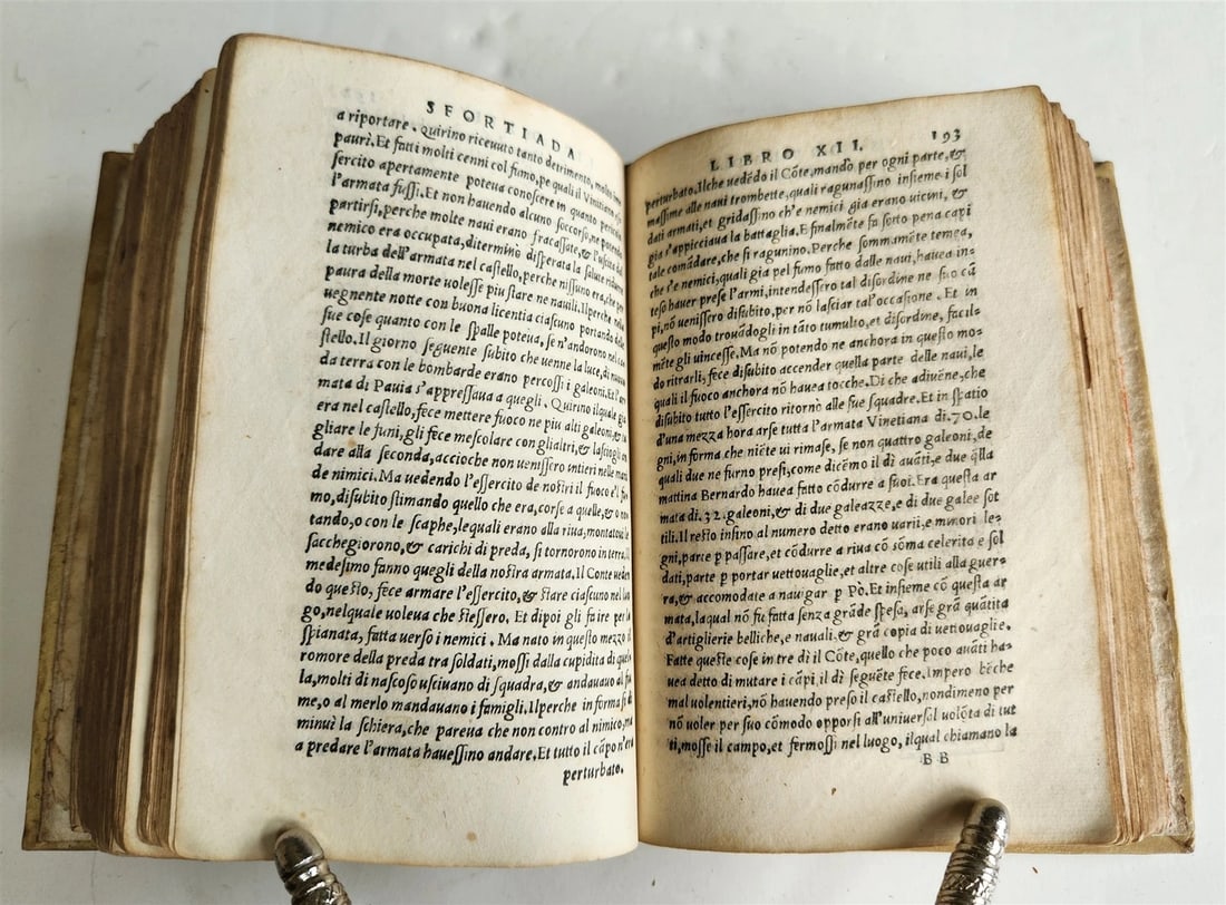 1544 HISTORY of FRANCESCO SFORZA DUKE of MILAN antique 16th CENTURY - 7