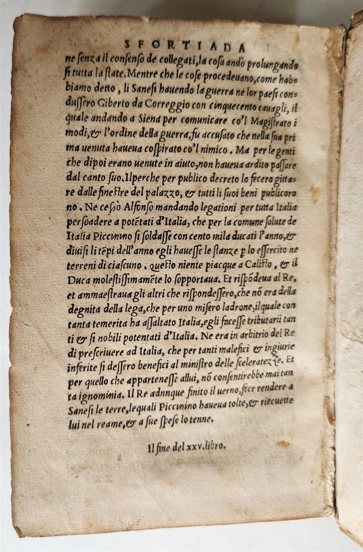 1544 HISTORY of FRANCESCO SFORZA DUKE of MILAN antique 16th CENTURY - 9