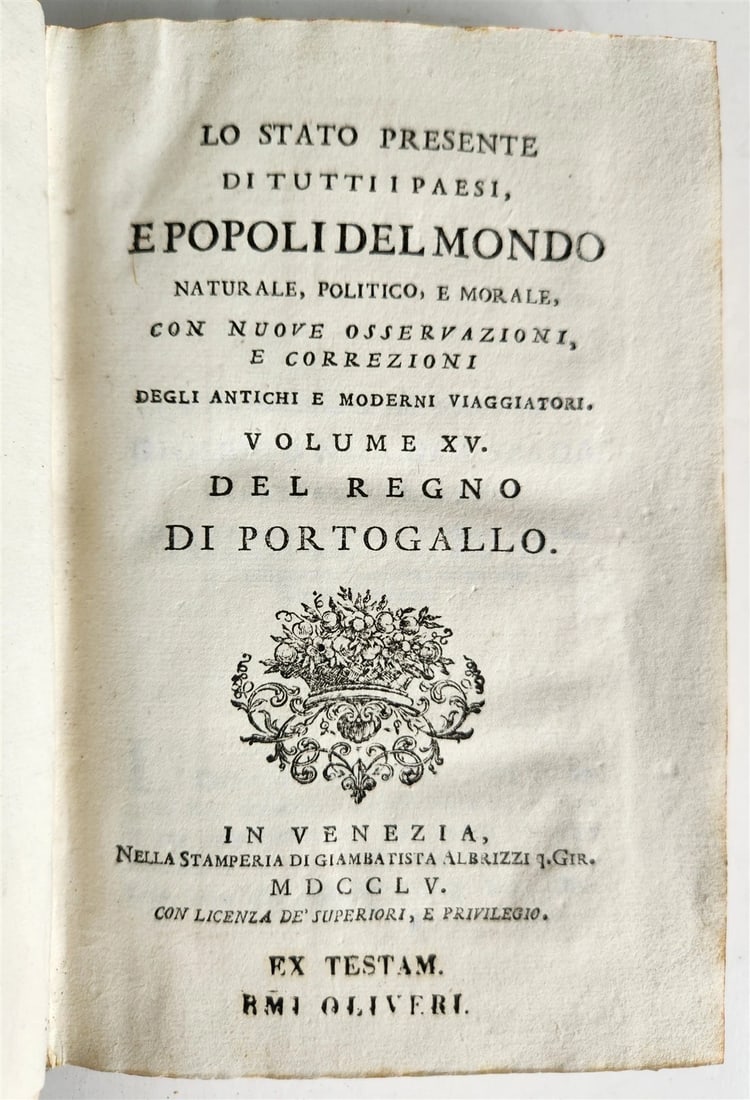 1745 HISTORY of PORTUGAL & SPAIN antique ILLUSTRATED w/ 12 ENGRAVINGS & MAP - 2