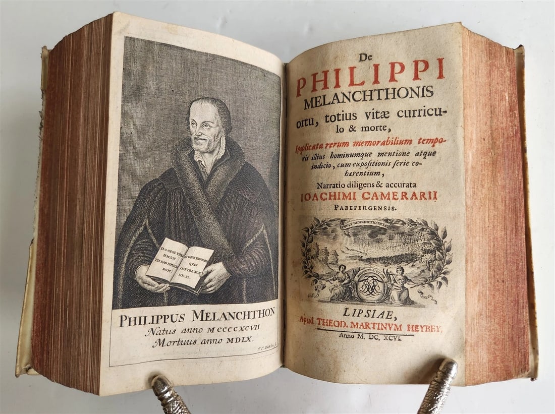 1696 PLUTARCH BIBLIOTHECA HISTORICA antique ILLUSTRATED vellum bound - 4