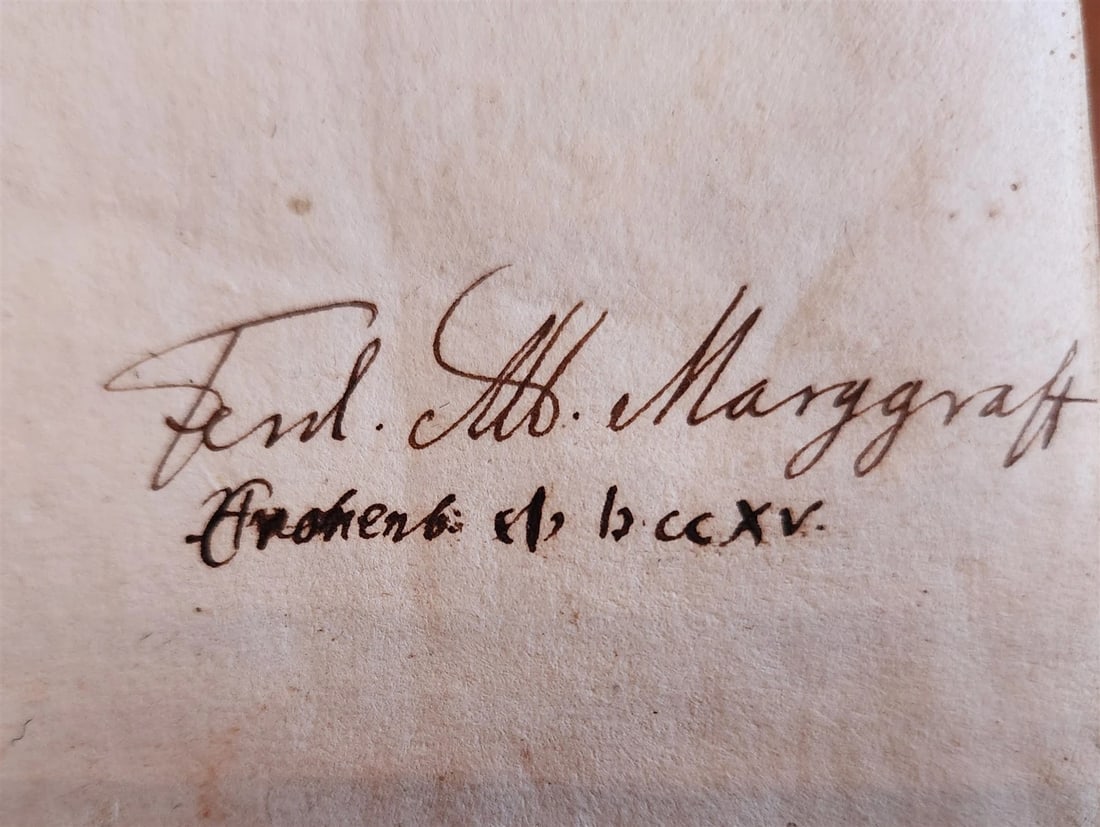 1708 JULIS CAESAR COMMENTARIES antique - 5