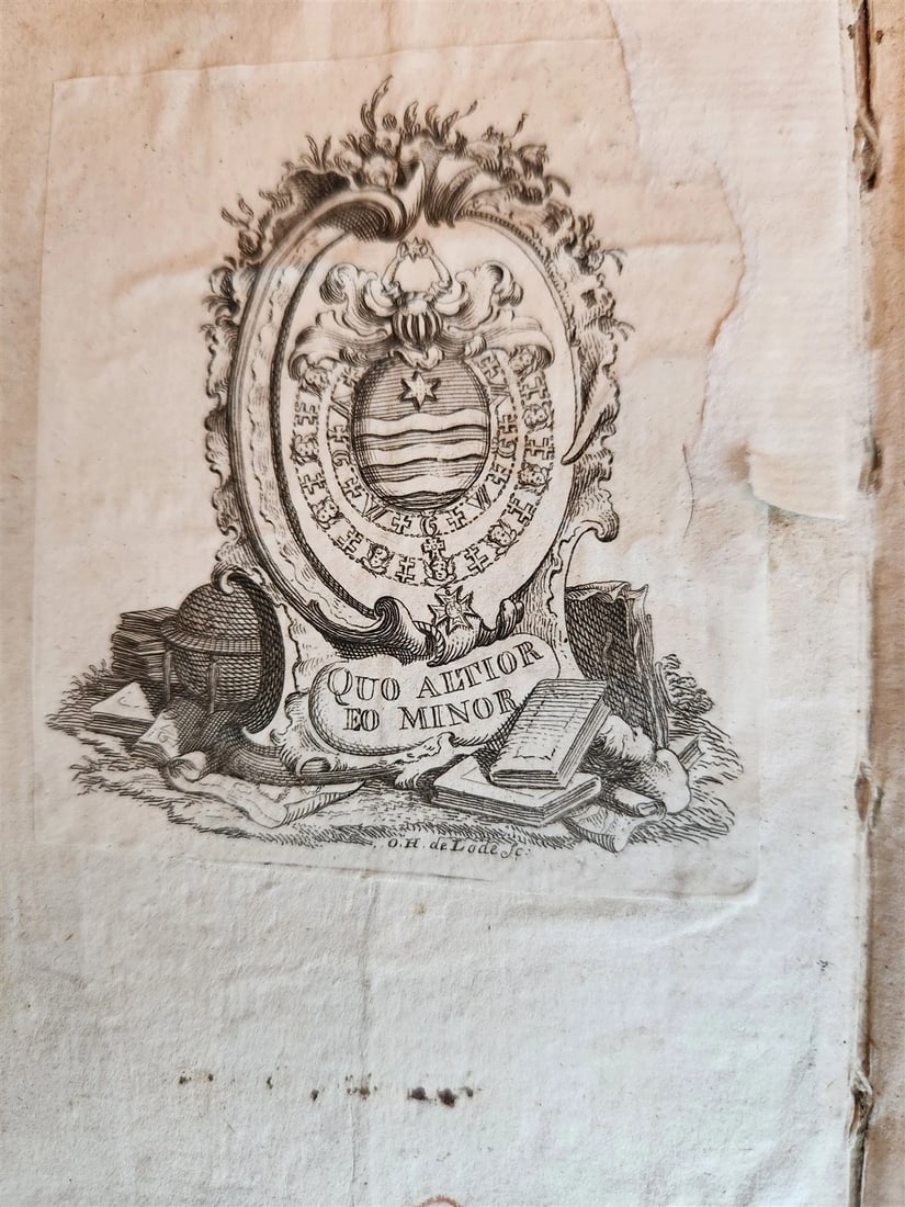 1708 JULIS CAESAR COMMENTARIES antique - 6
