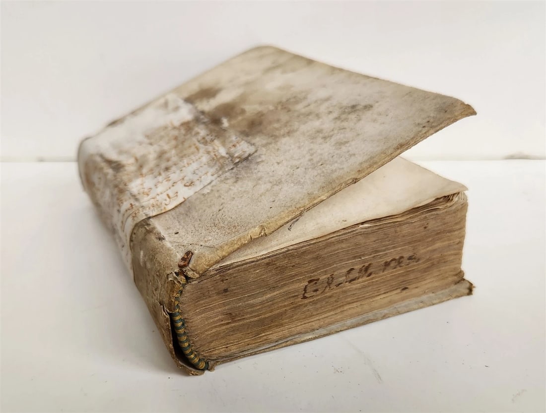 1566 ALDINE PRESS GREEK LANGUAGE GRAMMAR antique URBANUS BELLUNENSIS vellum - 4