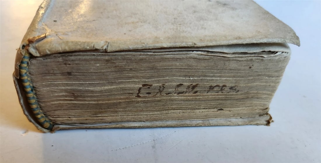 1566 ALDINE PRESS GREEK LANGUAGE GRAMMAR antique URBANUS BELLUNENSIS vellum - 6