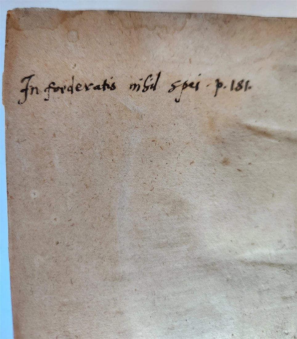 1587 Philip Melanchthon WORKS antique VELLUM BINDING 16th CENTURY - 10