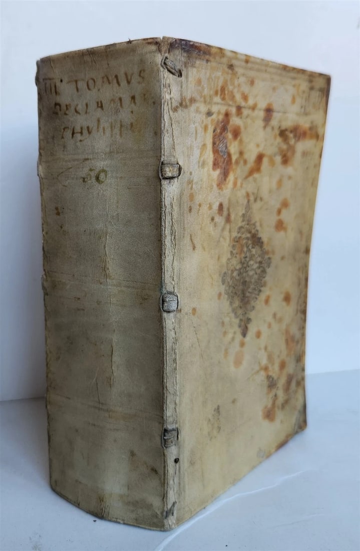 1587 Philip Melanchthon WORKS antique VELLUM BINDING 16th CENTURY - 3