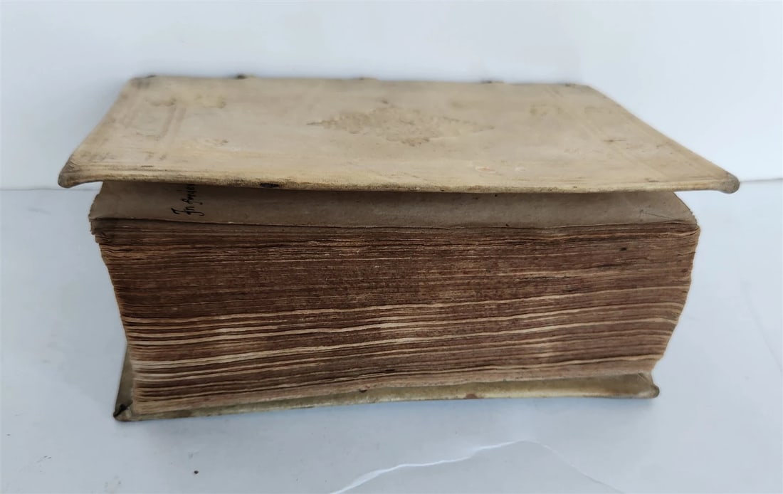 1587 Philip Melanchthon WORKS antique VELLUM BINDING 16th CENTURY - 4
