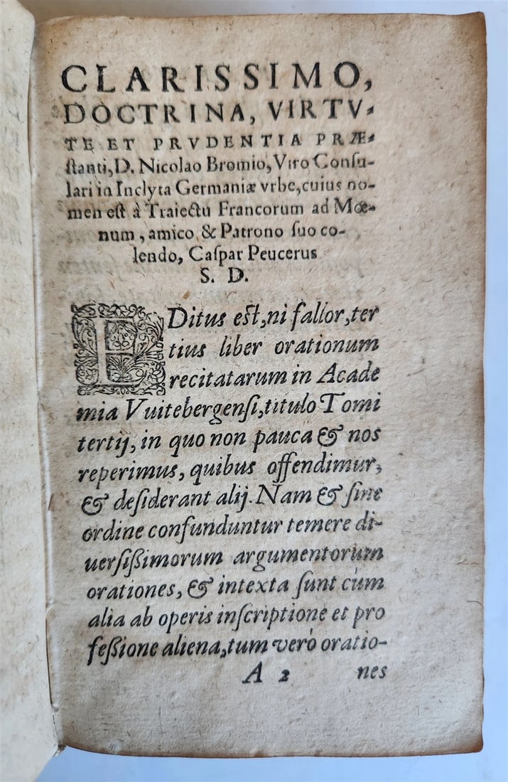 1587 Philip Melanchthon WORKS antique VELLUM BINDING 16th CENTURY - 6