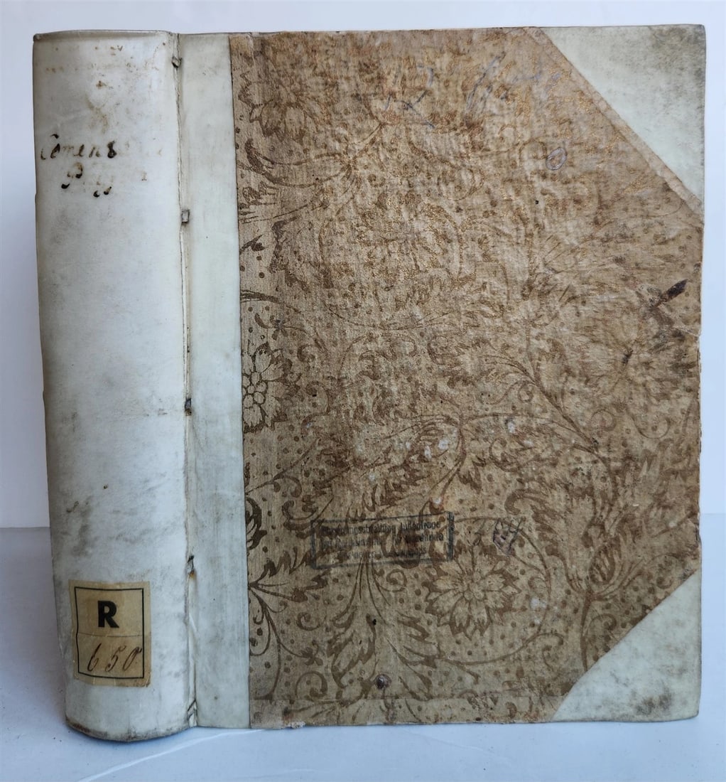 1651 COMMENTARIA PHYSICA by JOHANN MEY antique - 2