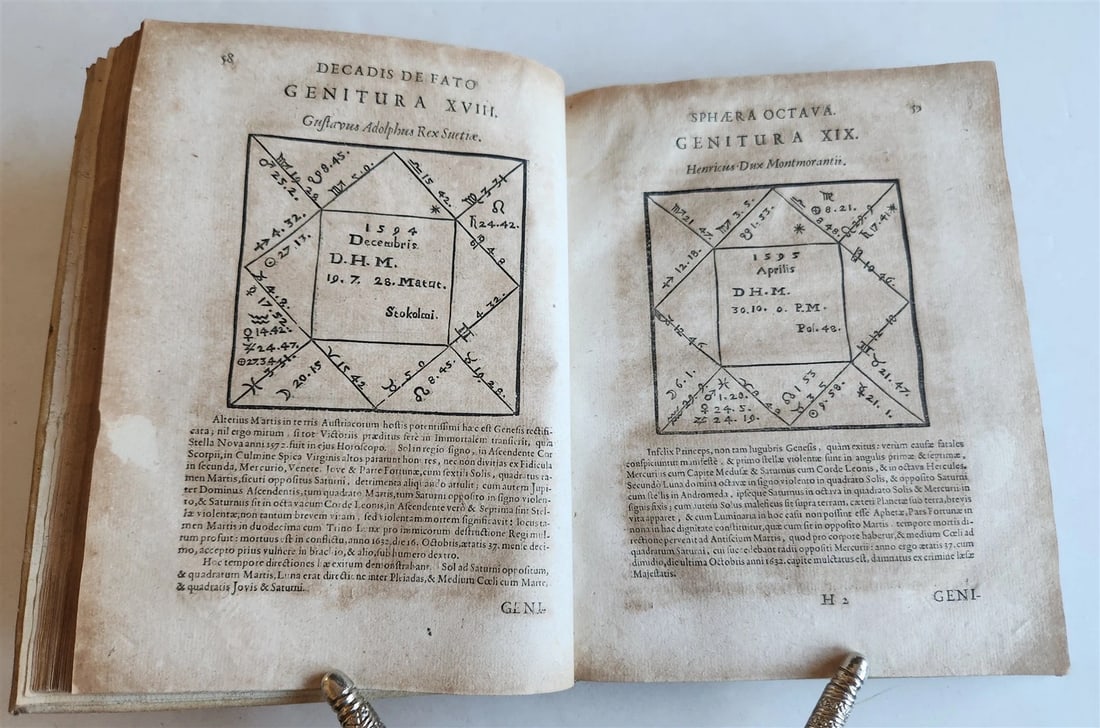 1665 ASTROLOGY HOROSCOPES antique ILLUSTRATED physiognomy chiromancy metoscopy - 13