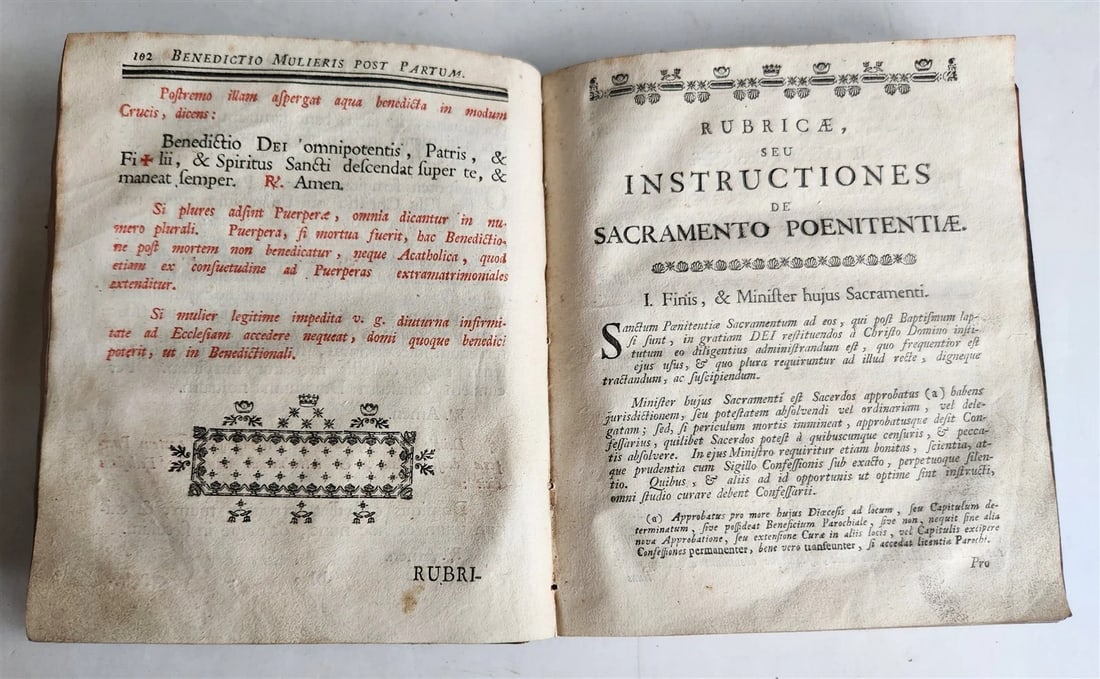 1766 RITUALE CONSTANTIENSE antique 18th CENTURY - 4
