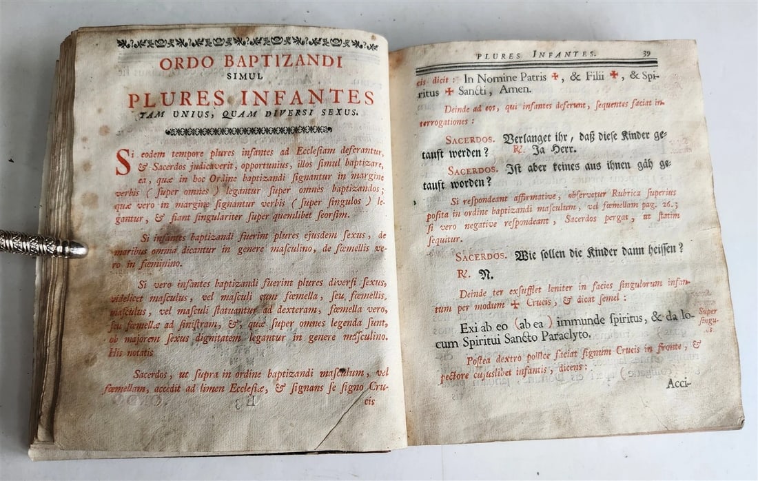 1766 RITUALE CONSTANTIENSE antique 18th CENTURY - 5