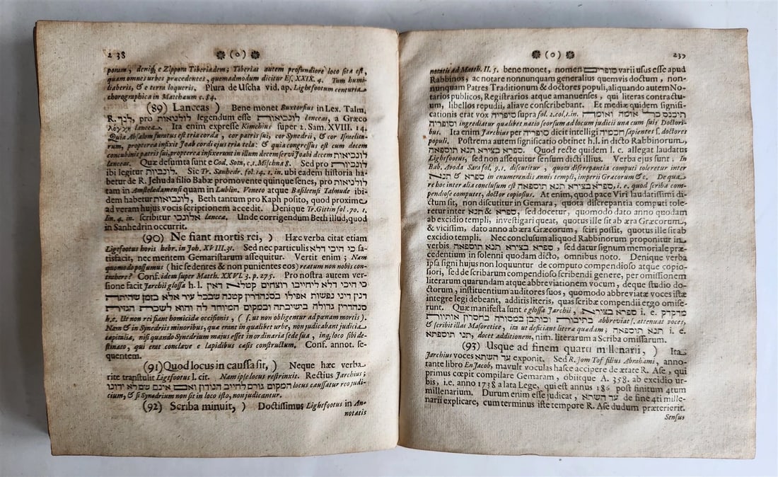 1705 JUDAICA antique on Mishnah tractate Avoda Sara deals with idolatry - 7