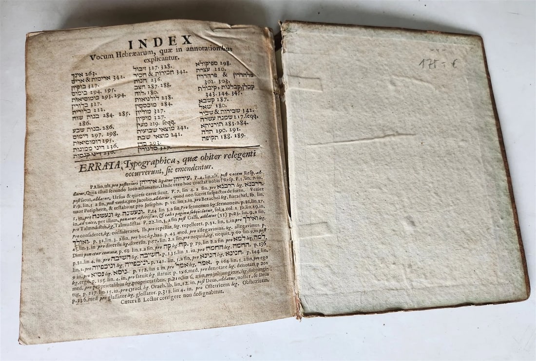 1705 JUDAICA antique on Mishnah tractate Avoda Sara deals with idolatry - 9