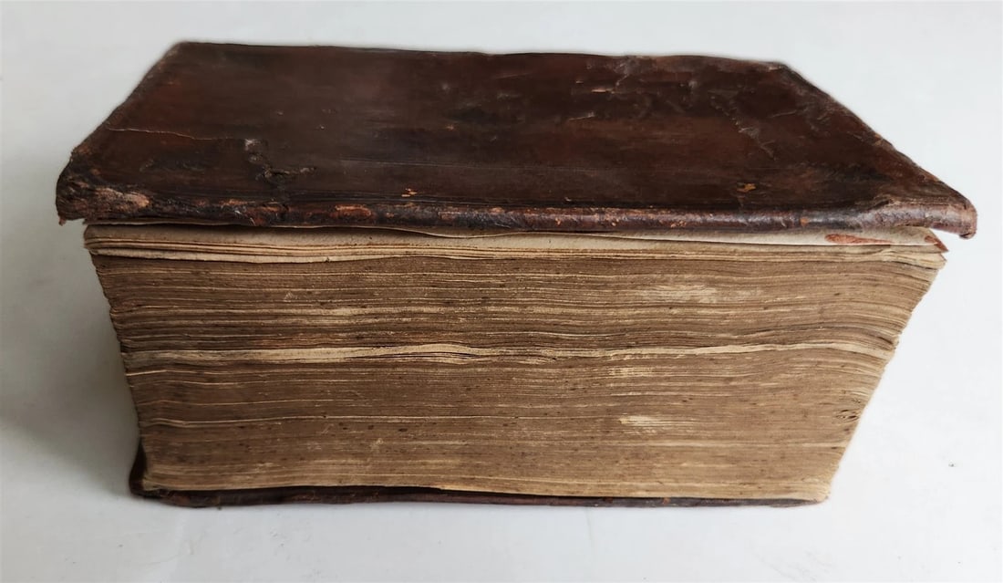 1597 LITURGY ILLUSTRATED Office of Holy Week antique ORIGINAL 16th CENT. BINDING - 10