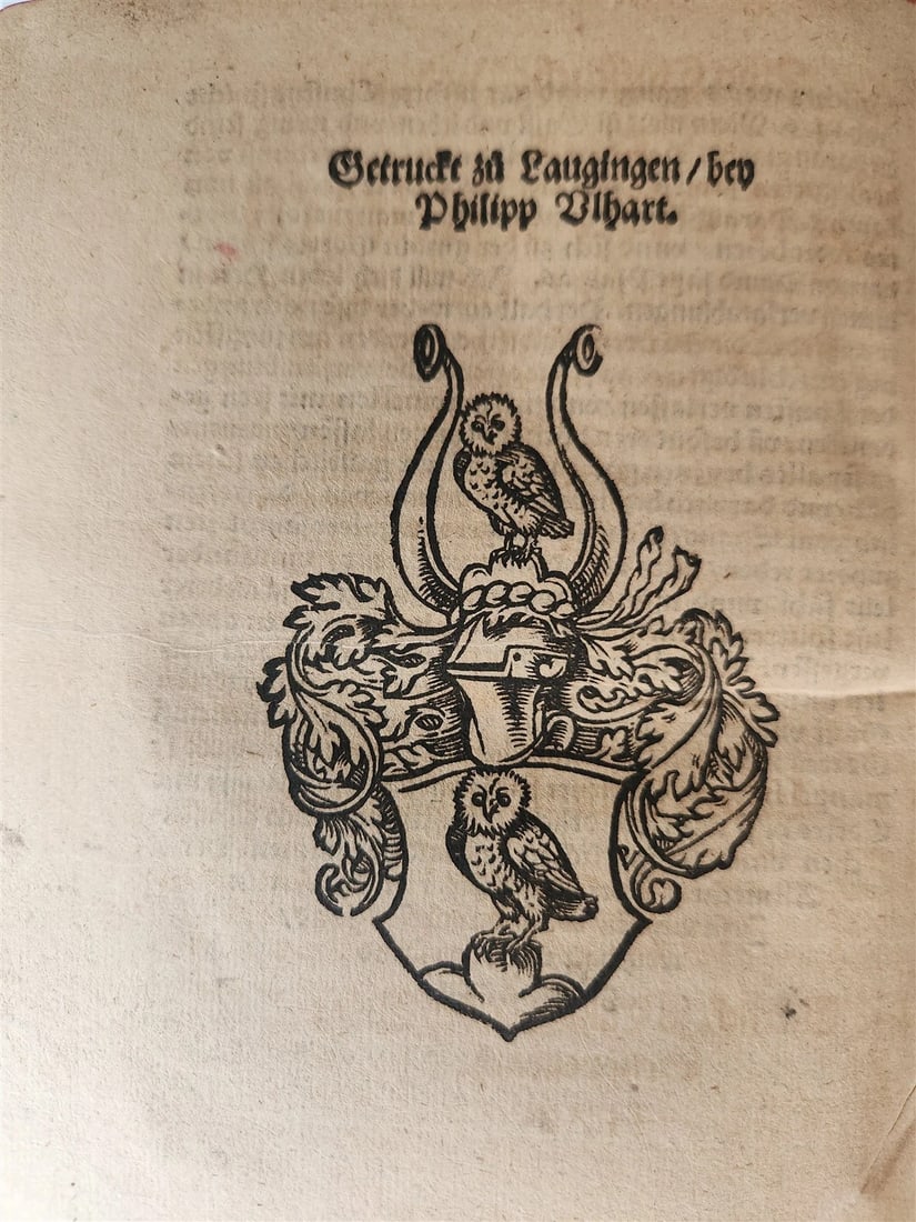 1575 THEOLOGY by D. TOSSANUS in GERMAN antique - 2