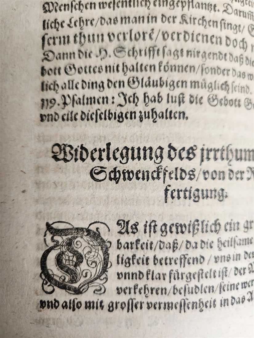1575 THEOLOGY by D. TOSSANUS in GERMAN antique - 5